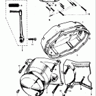 150 S32-2 1968 Crankcase covers-gear shifting lever kick starter lever