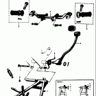 80K10 K11 K15 1968 Rear brake - stand - footrest