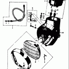 80K10 K11 K15 1968 Head lamp housing - head lamp - speedometer - speedomete...