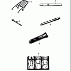 150 S32-2 1968 Carrier-tire lever-air inflator-inner tube repairing too...