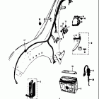 150 S32-2 1968 Starter switch-battery-fuse case wiring harness-brake la...