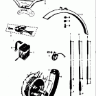 80K10 K11 K15 1968 Battery - front fender - handlebar - cables - igmition s...