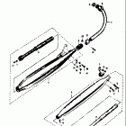 80K10 K11 K15 1968 Exhaust pipe-muffler