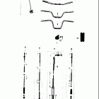 150 S32-2 1968 Optional :steering damper handlebars cables rear view mi...