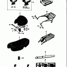 50 M15 M15D M12 1968 Optional: gear shifting lever-fuel tank cap-seat-carrier...