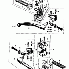 150 S32-2 1968 Throttle grip-handle switch-brake lever clutch lever