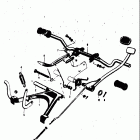 80K10 K11 K15 1968 Center stand - footrest