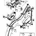 150 S32-2 1968 Frame dual seat covers rear fender oil bottle
