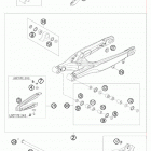 300 XCW CHASSIS Бугель