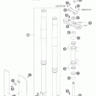 85 SX CHASSIS Передняя вилка