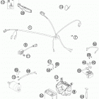 250 XCW CHASSIS Электрика