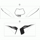 250 XC CHASSIS Наклейки