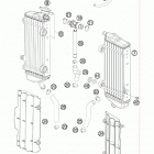 250 SX-F ENGINE Система охлаждения