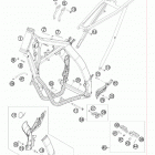 200 XCW CHASSIS Рама