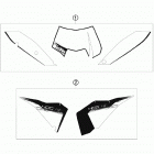 400 XCW CHASSIS Наклейки