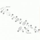 200 XC ENGINE Кик стартер