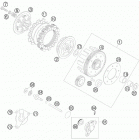 85 SX ENGINE Сцепление