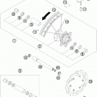 150 SX CHASSIS Переднее колесо