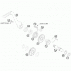 105 SX ENGINE Кик стартер