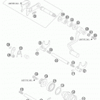 85 SX ENGINE Механизм переключения
