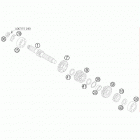 105 SX ENGINE Трансмиссия-ведомый вал