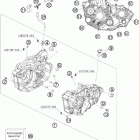 450 XCW SD ENGINE Картер двигателя