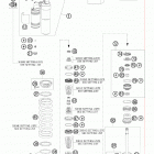 300 XCW CHASSIS Амортизатор в разборе