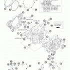 250 SX-F ENGINE Картер двигателя