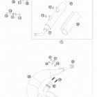 300 XCW CHASSIS Глушитель