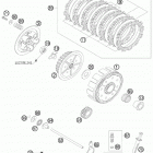 200 XC ENGINE Сцепление