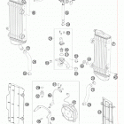 250 EXC-F ENGINE Система охлаждения