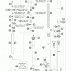 150 SX CHASSIS Передняя вилка в разборе