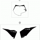 250 XCFW CE CHASSIS Наклейки