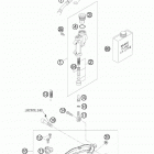 450 XCW CE CHASSIS Тормозной цилиндр задний