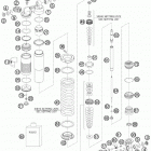 85 SX CHASSIS Амортизатор