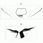 200 XCW CHASSIS Наклейки