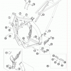 300 XCW CHASSIS Рама