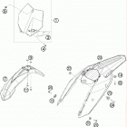 150 SX CHASSIS Обтекатель , крылья