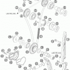 250 EXC-F ENGINE Газо-распределительный механизм