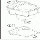 250 EXC-F ENGINE Цилиндр