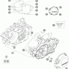 150 SX ENGINE Картер двигателя