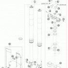 250 SX-F CHASSIS Передняя вилка