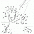 450 XCW SD CHASSIS Рама