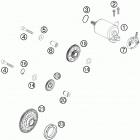 450 EXC USA ENGINE Электрический стартер