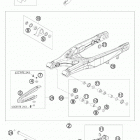 400 XCW CHASSIS Бугель