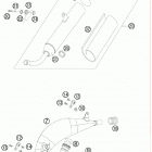 150 SX CHASSIS Глушитель