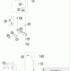 250 XCFW CE CHASSIS Панель инструментов
