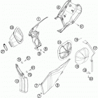 250 XCW CHASSIS Воздушный фильтр