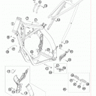 250 XCW CHASSIS Рама