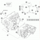 300 EXC/XC-W/SD ENGINE Картер двигателя